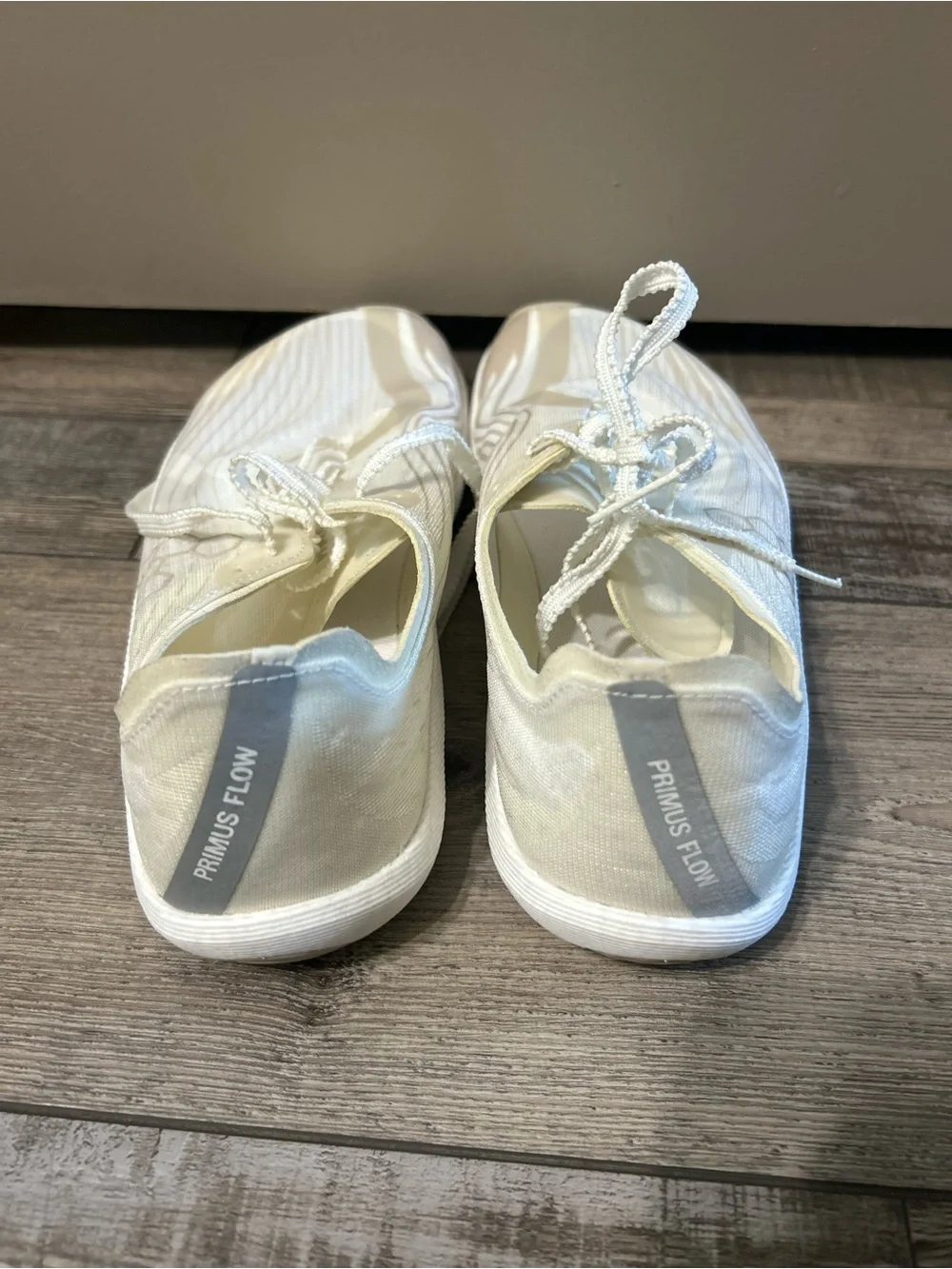 Vivobarefoot Primus Flow sneakers in the Coconut colorway
